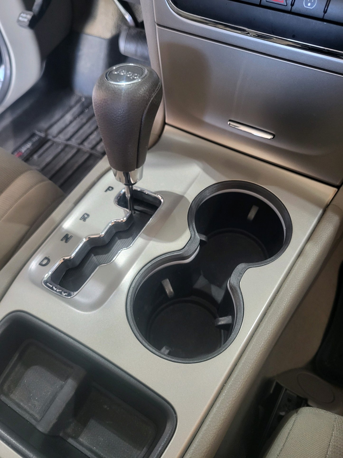 Cup Holder Trim Replacement for 2011-2021 Jeep Grand Cherokee WK2 - Black